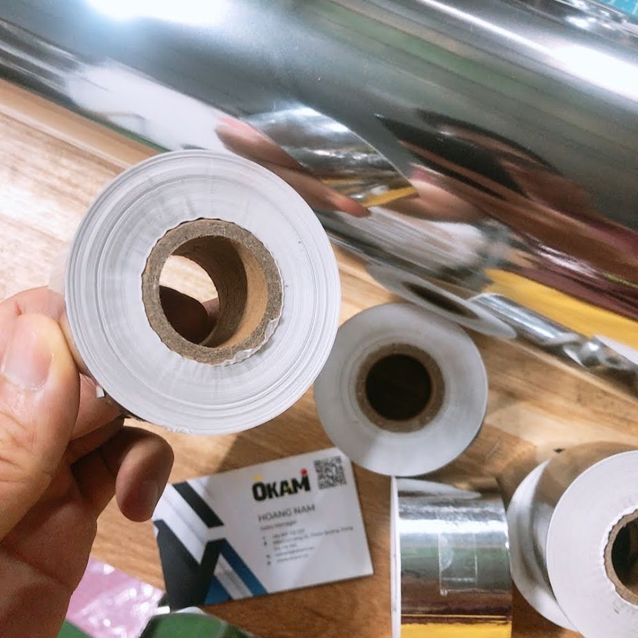 Mực in mã vạch Resin trắng OR610W 36.5x300m