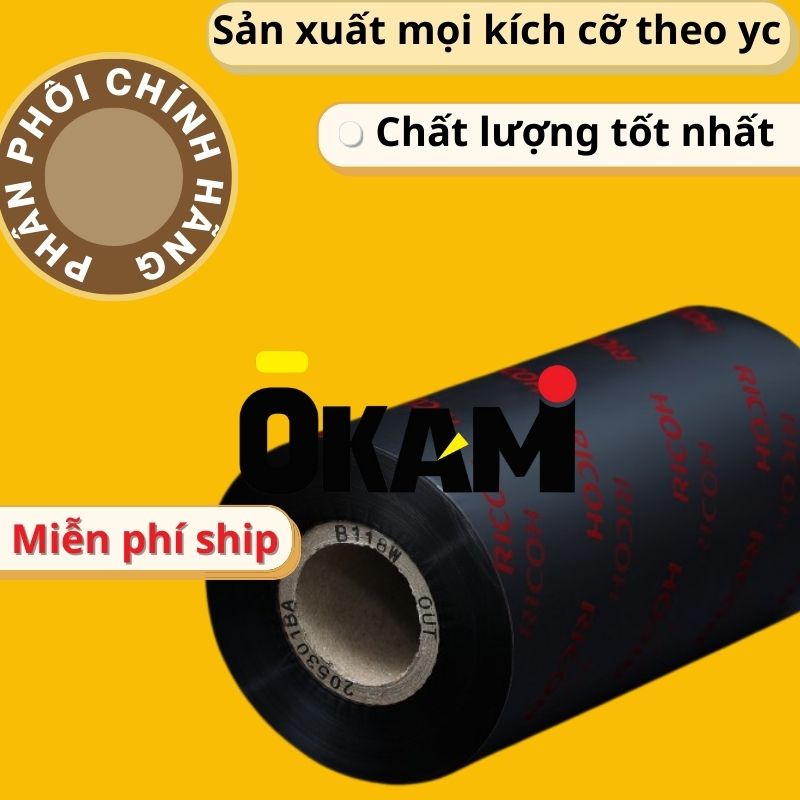 Mực in mã vạch Ricoh B118W