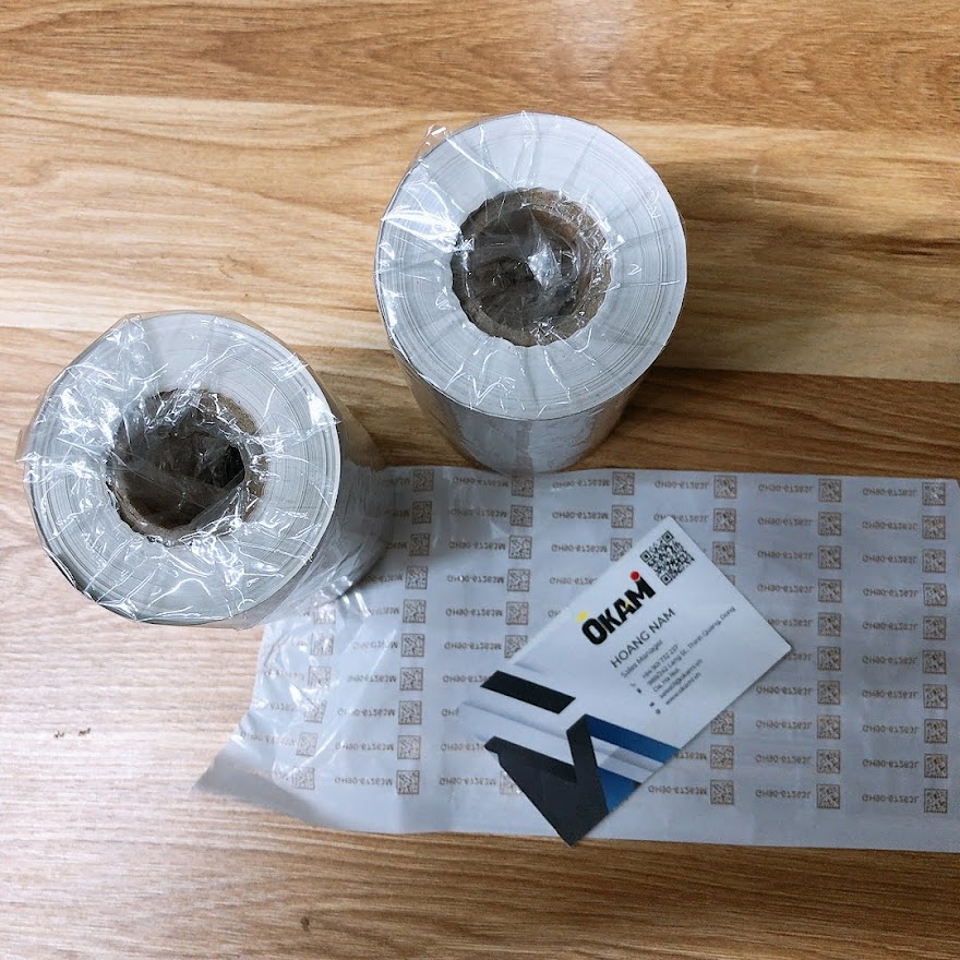 ribbon in ma vach resin trang OR601