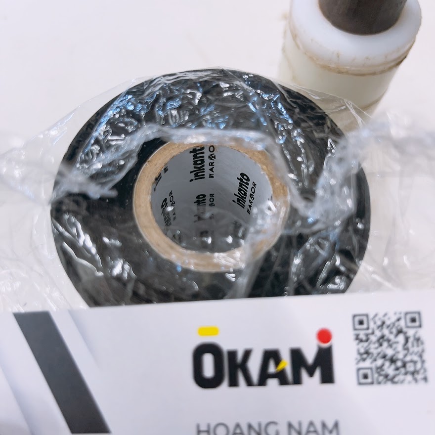 Mực in mã vạch AWXH Inkanto 110mm x 300m