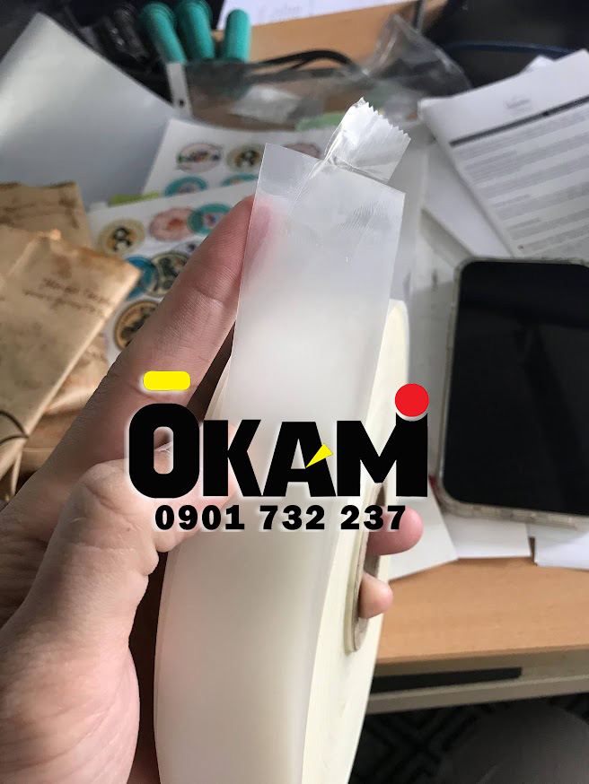 Tem ép nhiệt giày dép trong cỡ 35mm