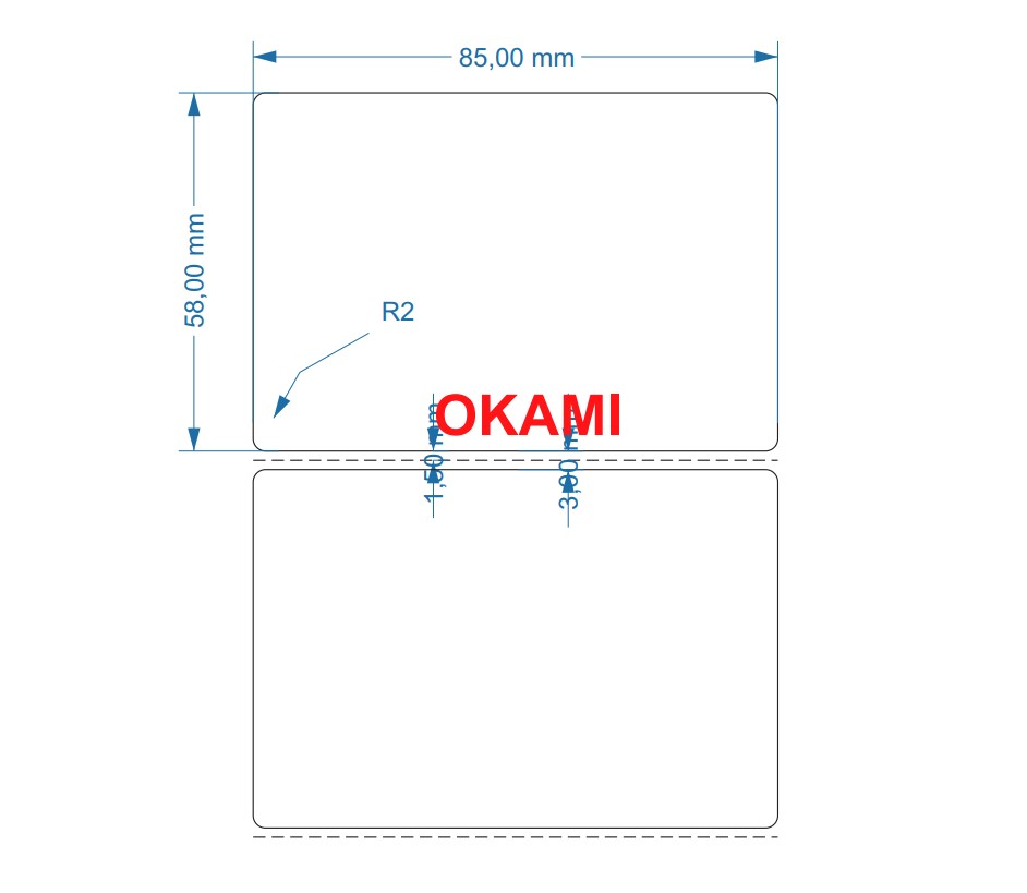 Tem mã vạch 85x58  50m