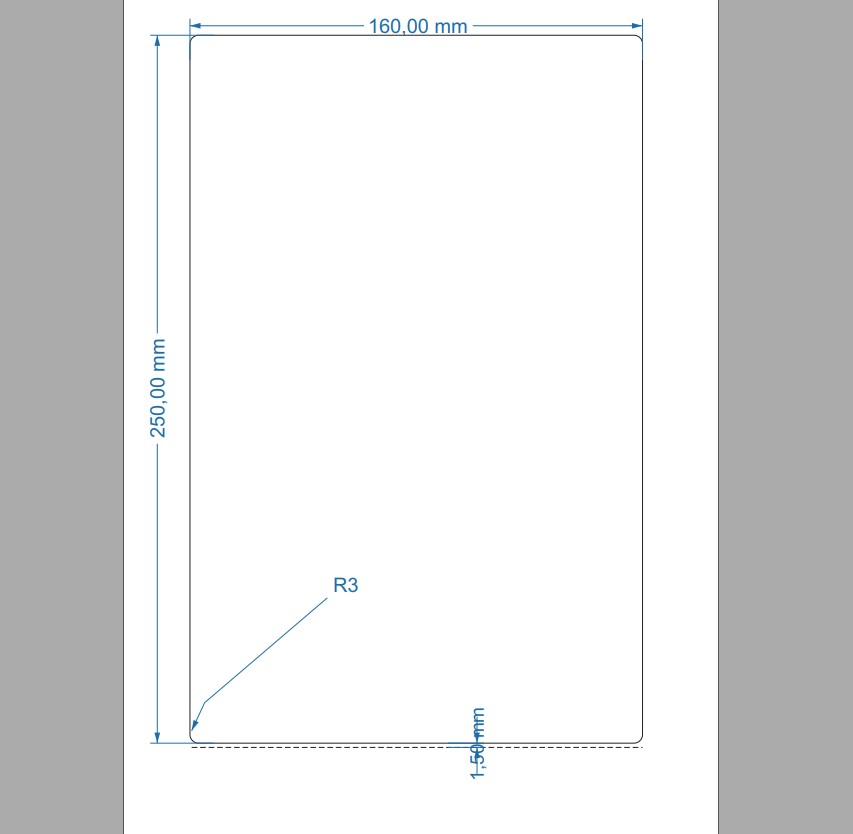 Tem nhãn 160x250 x150m