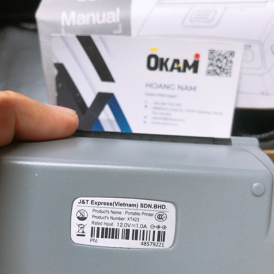 Máy in bill cầm tay JT XT420