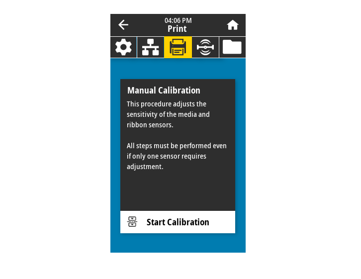 calibrate Căn chỉnh decal và ribbon