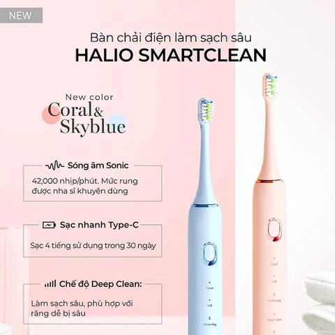 Bàn chải điện Halio Sonic