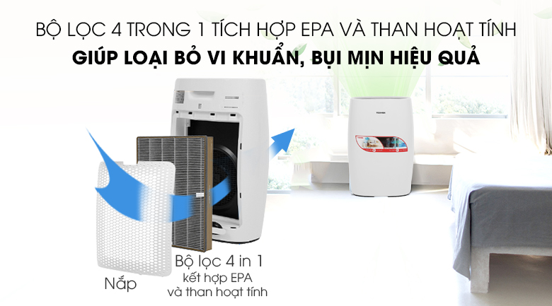 Máy lọc không khí Toshiba CAF-N30(W)VN