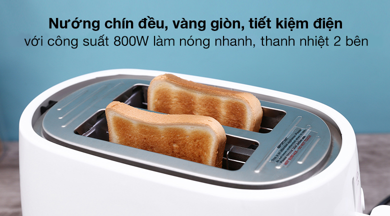 Máy nướng bánh mì Delonghi CTLA2103.W