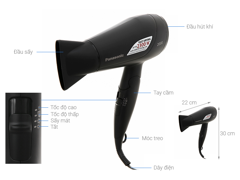 Máy sấy tóc Panasonic EH-ND65-K645