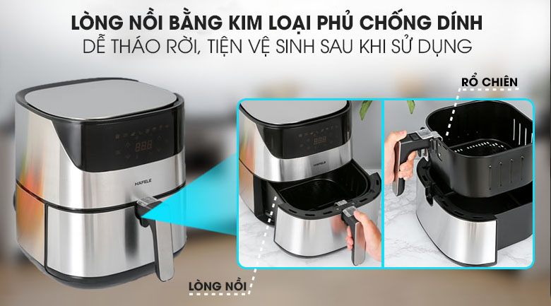 Nồi chiên không dầu Hafele AF-T5A/ 535.43.712