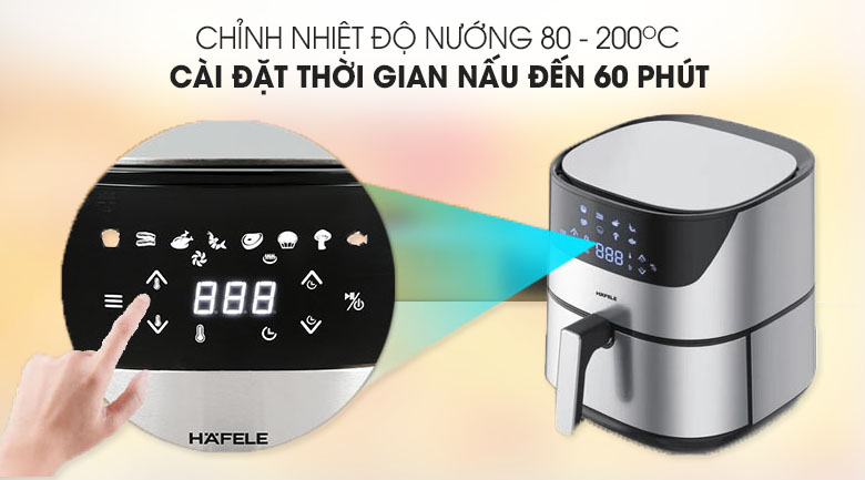 Nồi chiên không dầu Hafele AF-T5A/ 535.43.712