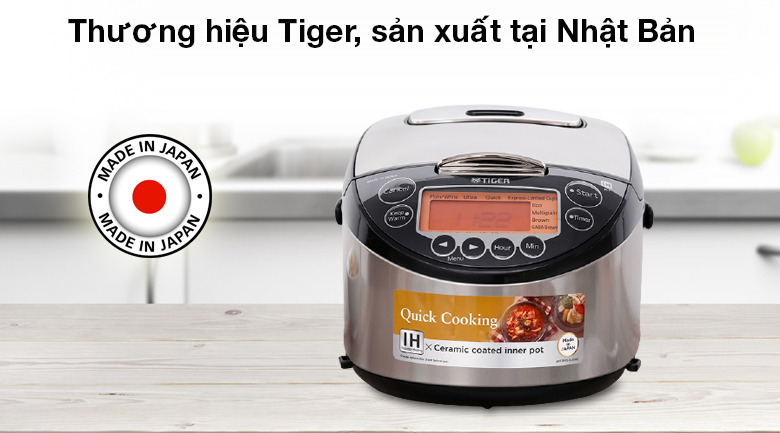 Nồi cơm điện tử cao tần Tiger JKT-D10V