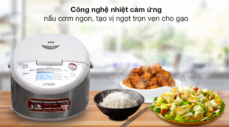 Nồi cơm điện tử cao tần Tiger JKW-A10W