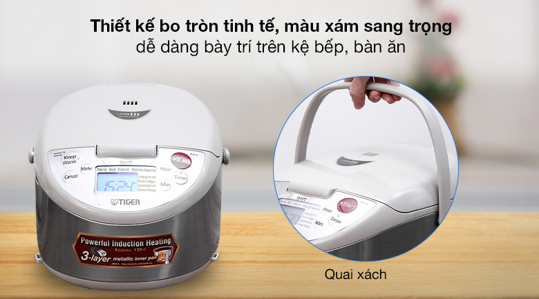 Nồi cơm điện tử cao tần Tiger JKW-A10W