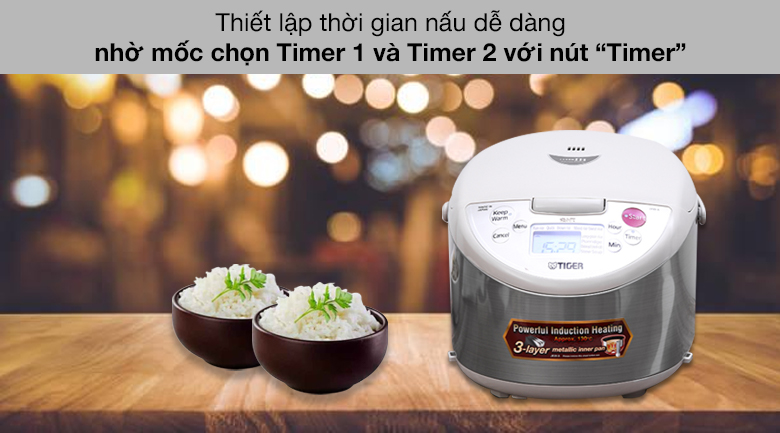 Nồi cơm điện tử cao tần Tiger JKW-A18W