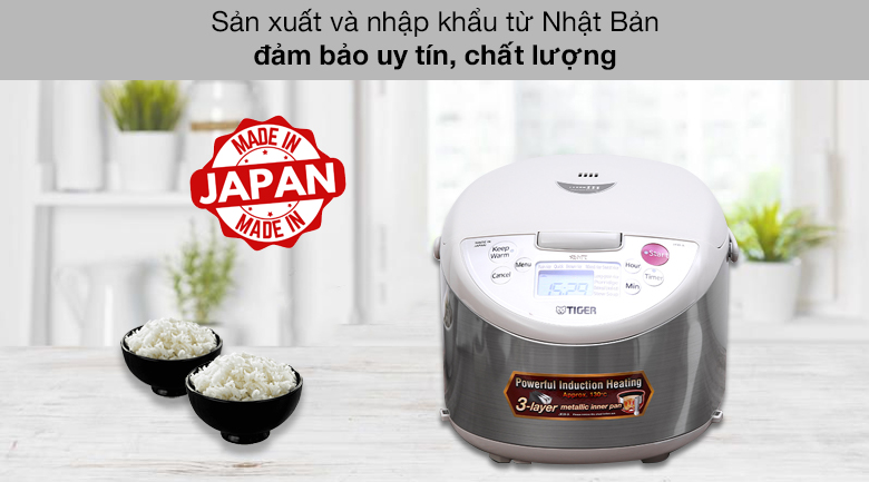 Nồi cơm điện tử cao tần Tiger JKW-A18W