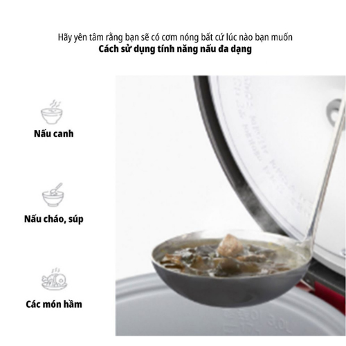 Nồi cơm điện Cuckoo CR-3521/BKSTVNCV 6.3L