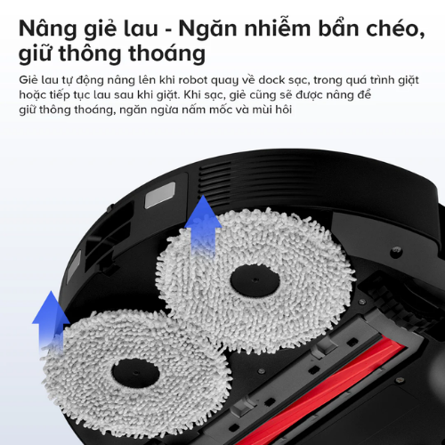Robot hút bụi lau nhà Roborock QRevo 798 (QRS52-00) Đen