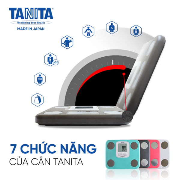  Cân điện tử Tanita BC859 BR20 (màu nâu)