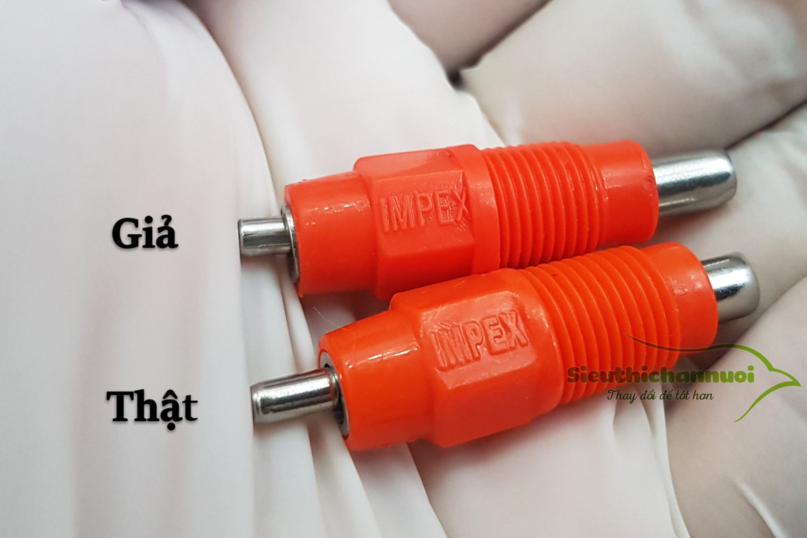 Cách phân biệt núm IMPEX thật và núm IMPEX nhái