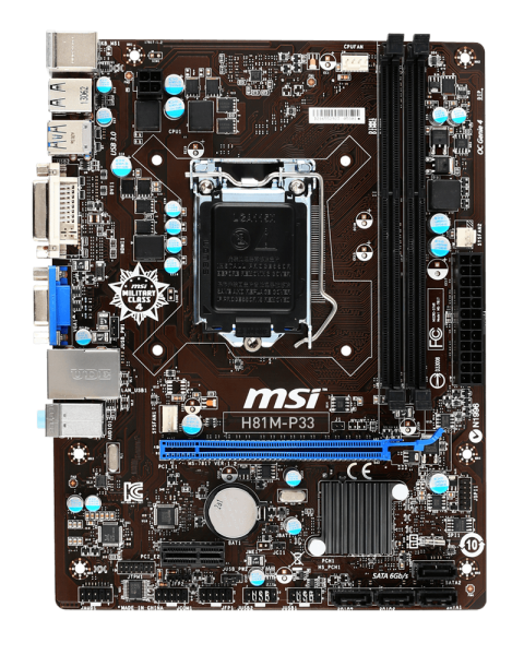 Mainboard MSI H81M-P33
