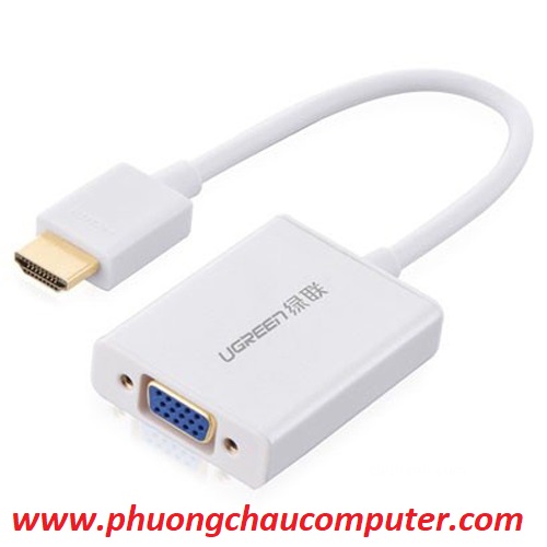 Cáp chuyển HDMI to VGA chính hãng Ugreen UG-40212