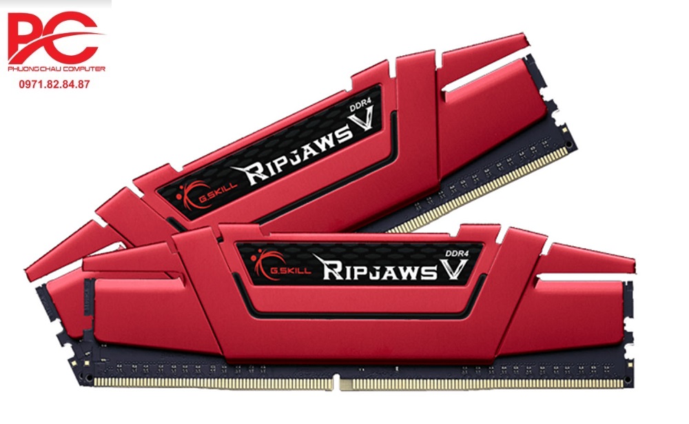 Ram GSKill RIPJAWS V 8GB (4Gx2) DDR4 bus 2133MHz - F4-2133C15D-8GVR