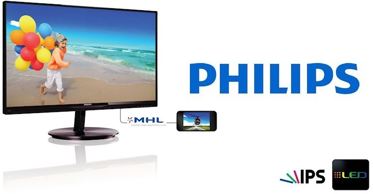 Màn hình máy tính Philips 234E5QHSB/00 - LED 23 inch