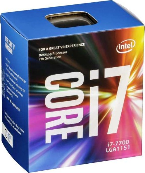 CPU Intel Core i7-7700 3.6 GHz / 8MB / HD 600 Series Graphics / Socket 1151 (Kabylake)