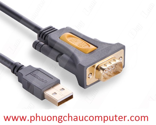Cáp chuyển USB sang RS232 (DB9) dài 3m Ugreen 20223