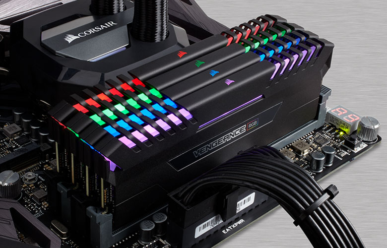 Ram Corsair Vengeance RGB (2x8GB ) DDR4 16G bus 2666 C16