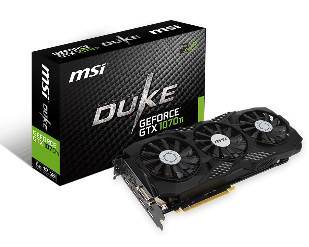 VGA MSI Geforce GTX 1070 Ti DUKE 8G