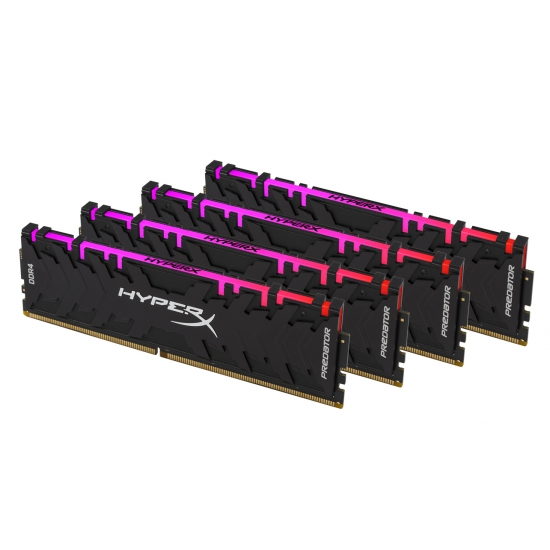 Ram Kingston HyperX Predator RGB 32GB (4x8GB) DDR4 2933MHz CL15 DIMM XMP (HX429C15PB3AK4/32)