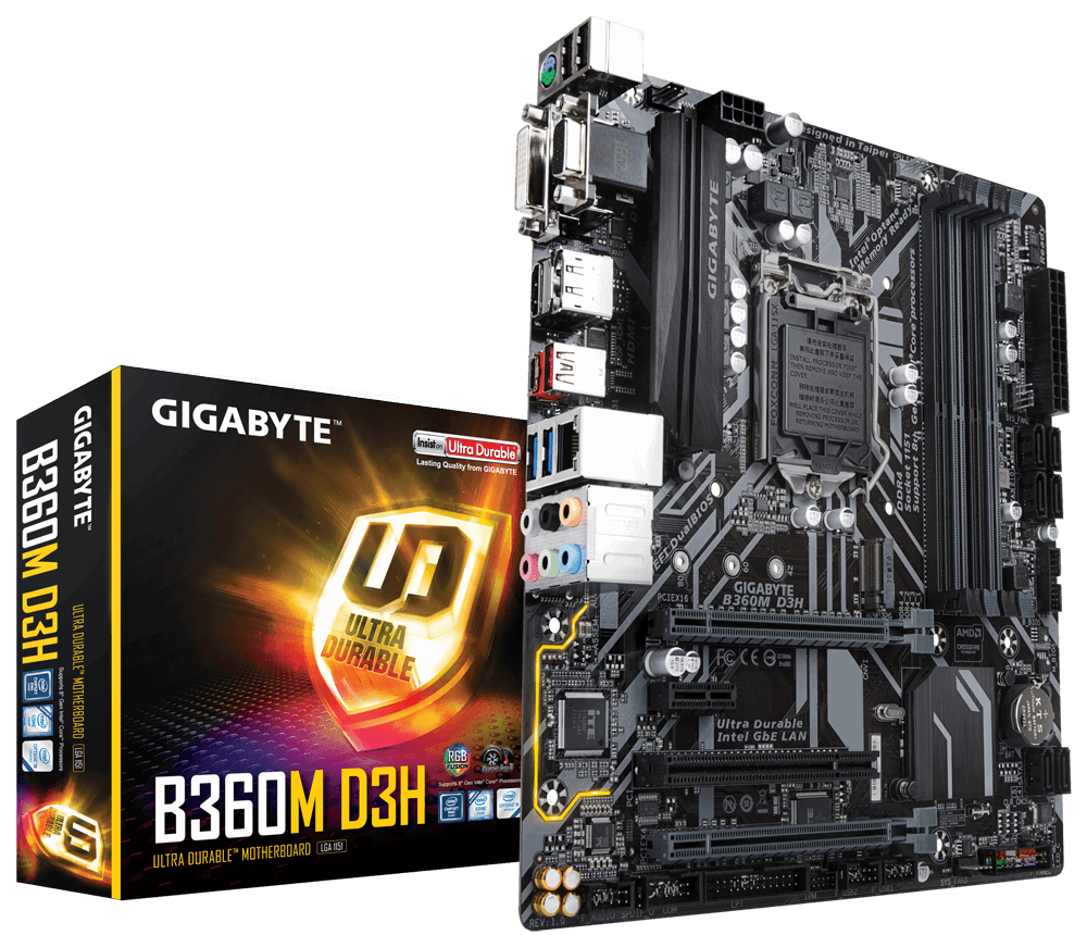 Mainboard Gigabyte B360M-D3H
