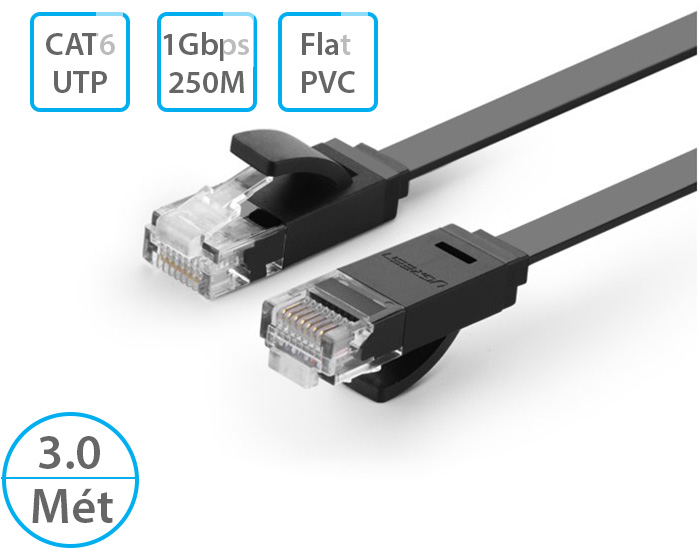 CÁP MẠNG CAT5E,UTP,568B SIÊU MỎNG 3 MÉT UNITEK (Y-C802)