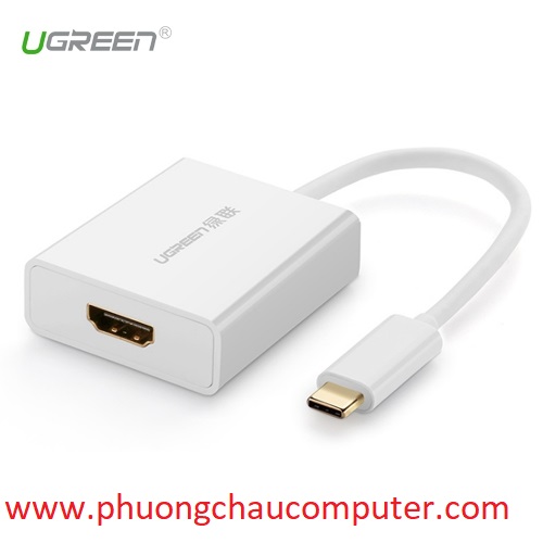 Cáp USB Type-C to HDMI cao cấp Ugreen 40273 hỗ trợ 4K*2K, 3D