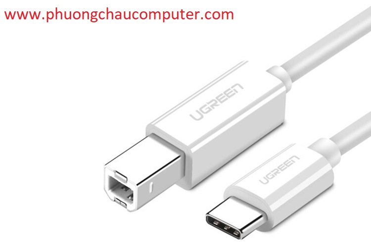 Cáp máy in USB Type C dài 1.5m Ugreen 40417 chính hãng