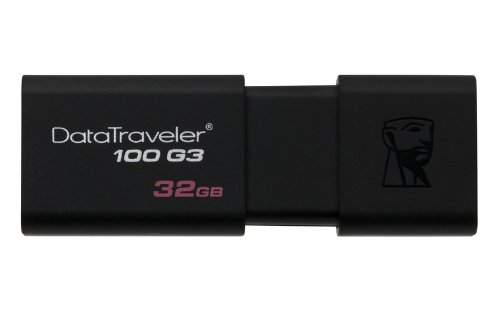 USB 3.0 32GB Kingston DataTraveler 100 G3 (Đen)