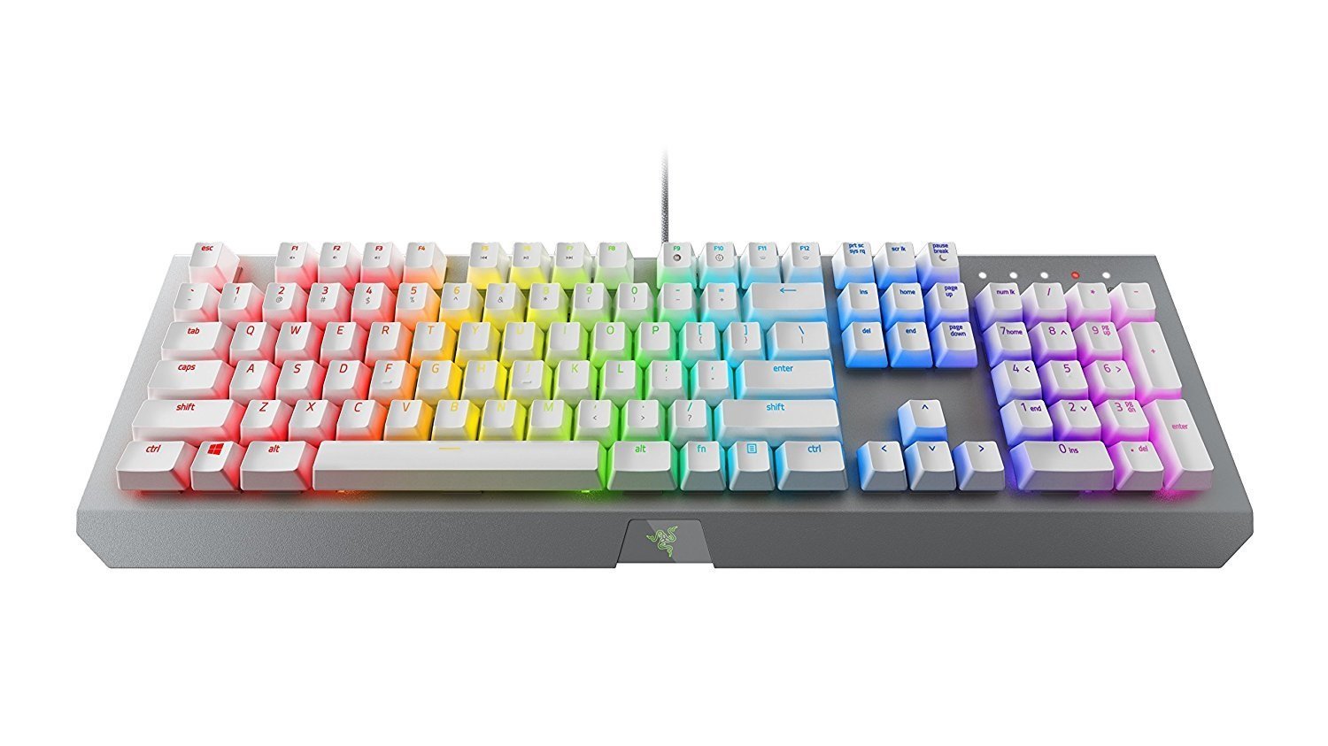 Bàn phím cơ Razer Blackwidow X Chroma Mercury Edition