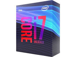 CPU Intel Core i7 9700K 3.6 GHz turbo up to 4.9 GHz /8 Cores 8 Threads/12MB /Socket 1151/Coffee Lake