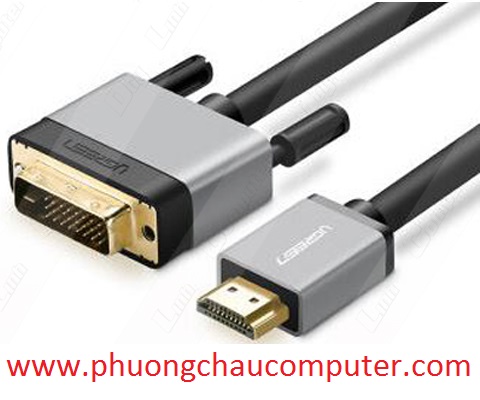 Cáp HDMI to DVI (24+1) dài 8M Ugreen 20890