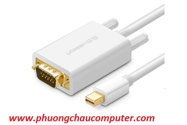 Cáp Mini Displayport to VGA 1,5M Ugreen 10410 Cao Cấp