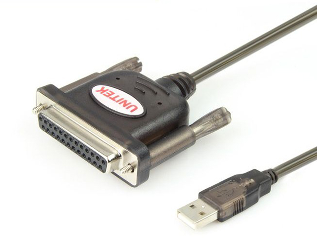 CÁP USB-DB25 1,5 MÉT UNITEK (Y-121)