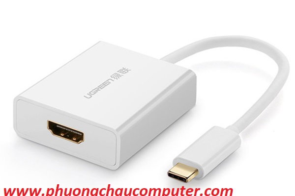 Cáp USB Type-C to HDMI cao cấp Ugreen 50514 hỗ trợ 4K*2K, 3D