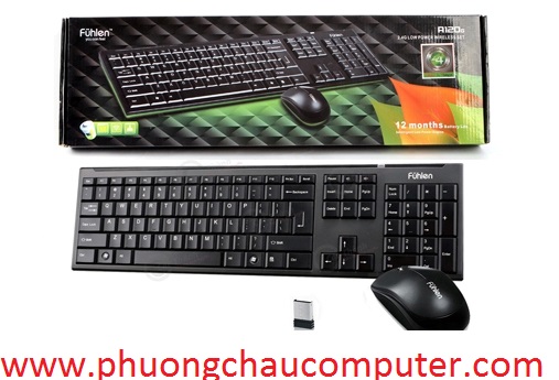 Bộ bàn phím chuột không dây Fuhlen A120G