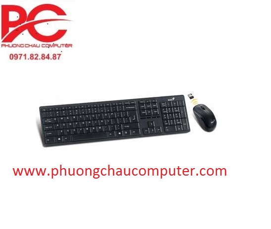 Bộ bàn phím chuột wireless Genius 8000