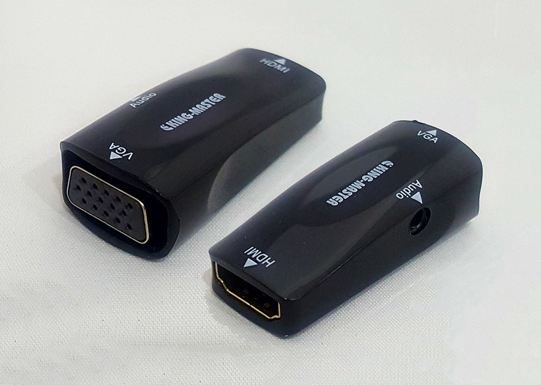 ĐẦU ĐỔI HDMI -> VGA + AUDIO KINGMASTER (KY-H127B)