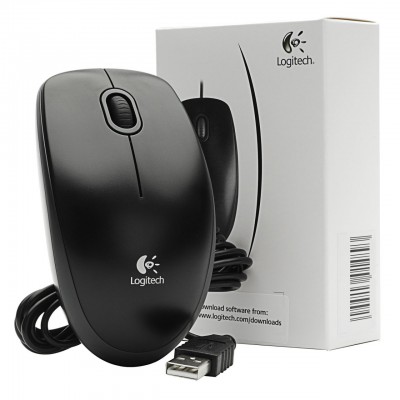 Chuột có dây USB B100 - Chính hãng Logitech
