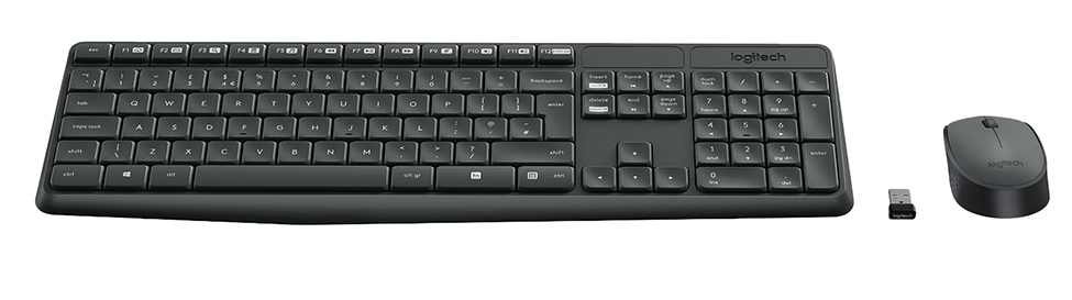 Bộ bàn phím và chuột không dây Logitech MK235
