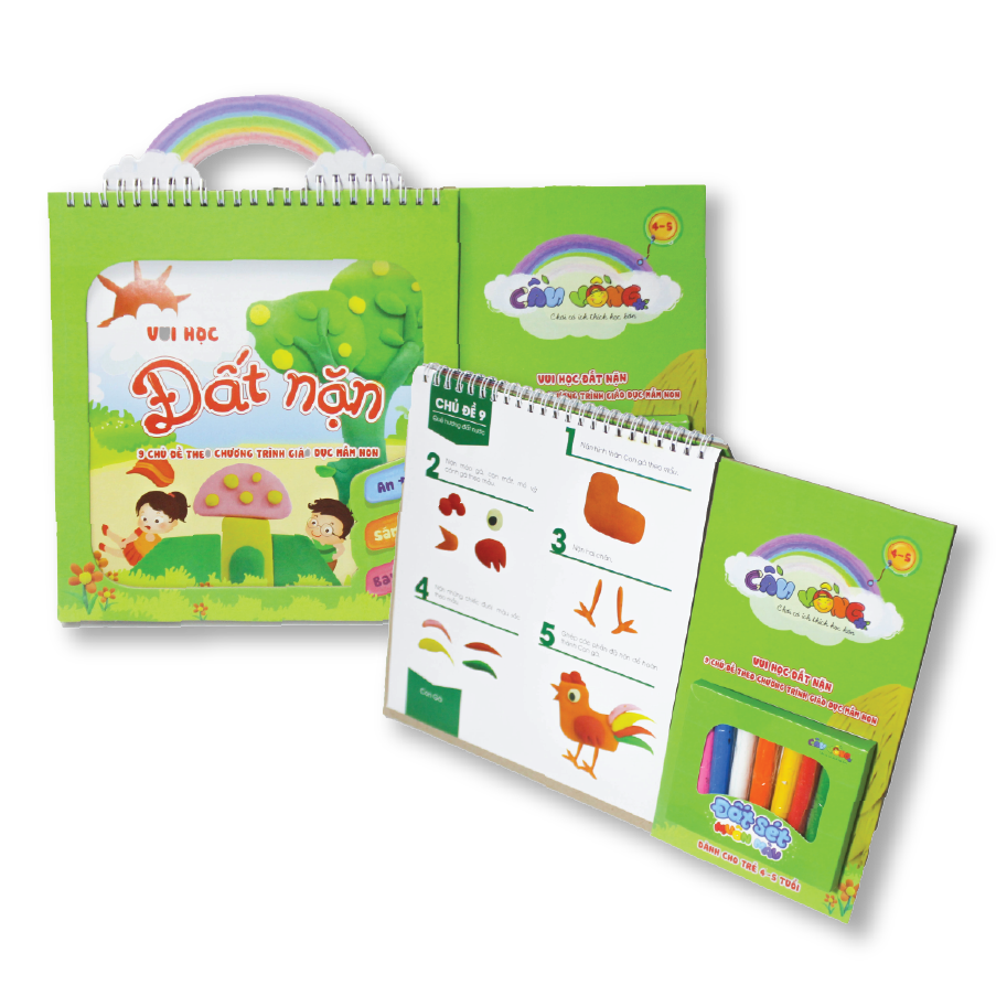 Bộ đất nặn lớn - Vui học 9 chủ để